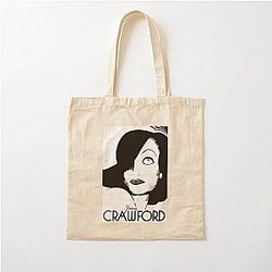 Joan Crawford Contrast Cotton Tote