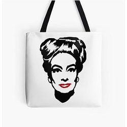 Joan Crawford Pop Art Tote Bag