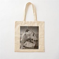 Joan Crawford and Robert Montgomery in Untamed 1929 Cotton Tote Bag