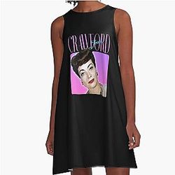 Joan Crawford A-Line Dress