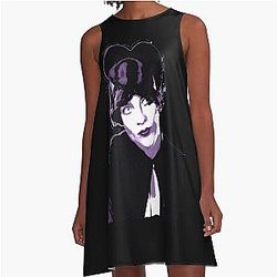 Joan Crawford Heart A-Line Dress