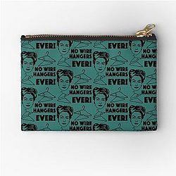 Mommie Dearest, Joan Crawford Inspired Zipper Pouch. No Wire Hangers Ever!