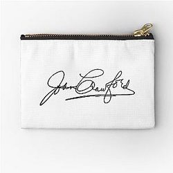 Joan Crawford Signature Zipper Pouch