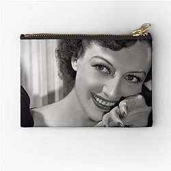 Joan Crawford as Crystal in The Women 1939 Zipper Pouch