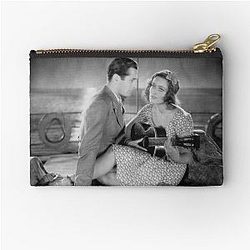Joan Crawford and Robert Montgomery in Untamed (1929) Zipper Pouch