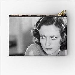 Striking 1930s Joan Crawford Zipper Pouch