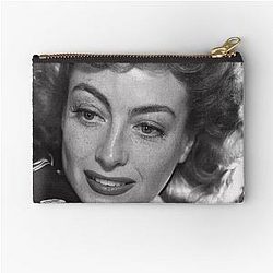 Beautiful Freckled Joan Crawford Zipper Pouch