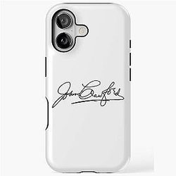 Joan Crawford signature iPhone Case