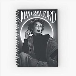 Joan Crawford with the inscription Spiral Notebook