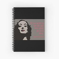 Joan Crawford - Not The Girl Next Door Spiral Notebook