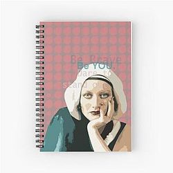 Movie Stars- Young Joan Crawford portrait Spiral Notebook