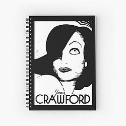 Joan Crawford Spiral Notebook