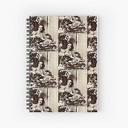 Joan Crawford carving a Turkey Notebook