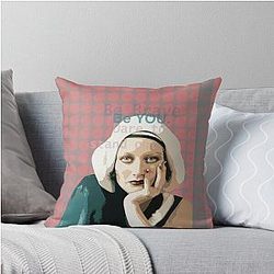 Young Joan Crawford Portrait Throw Pillow