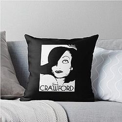 Joan Crawford Throw Pillow