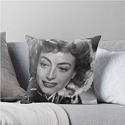 Beautiful Joan Crawford Freckled Throw Pillow