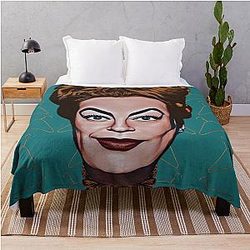 Joan Crawford No Wire Hangers Throw Blanket