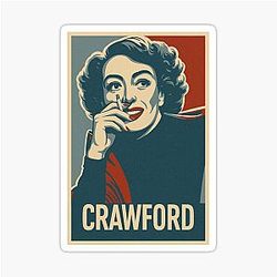 Pop Art Joan Crawford Sticker