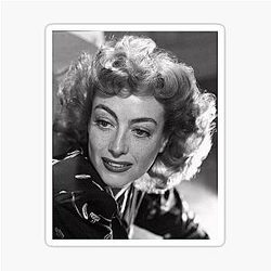 Beautiful Joan Crawford Sticker