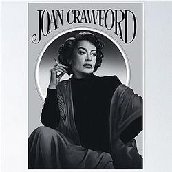Joan Crawford with the inscription Poster