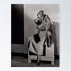 Chic Joan Crawford by George Hurrell Poster