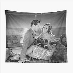 Joan Crawford and Robert Montgomery in Untamed (1929) Tapestry