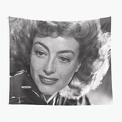 Beautiful Freckled Joan Crawford Tapestry