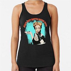 Joan Crawford Racerback Tank Top