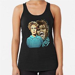 Joan Crawford Trog Racerback Tank Top