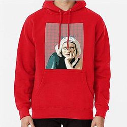 Movie Stars Joan Crawford Portrait Pullover Hoodie