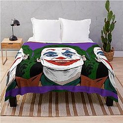 Joaquin Phoenix Joker Throw Blanket