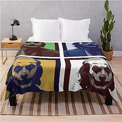 Joaquin Phoenix Smile Throw Blanket