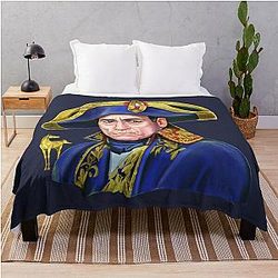Joaquin Phoenix Throw Blanket Painting
