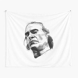 Joaquin Phoenix Joker Pencil Sketch Tapestry