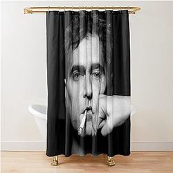 Joaquin Phoenix Black Shower Curtain