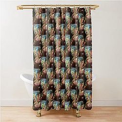 Joaquin Phoenix Joker Portrait Shower Curtain