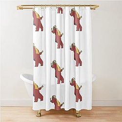 Shower Curtain Poster of the Joker movie starring Joaquin Phoenix