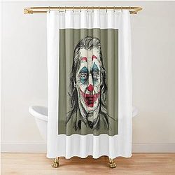 Joaquin Phoenix Clown Shower Curtain