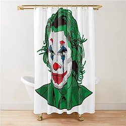 Joaquin Phoenix Evil Shower Curtain