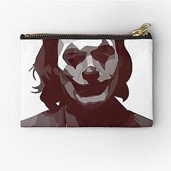 Joaquin Phoenix Smile Red Zipper Pouch