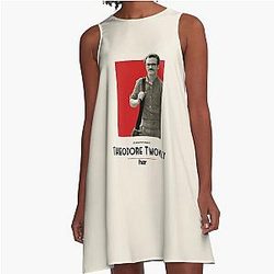 Joaquin Phoenix in A-Line Dress