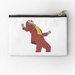 Poster of the Joker Movie starring Joaquin Phoenix Zipper Pouch