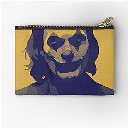 Joaquin Phoenix - Smile (Blue Orange) Zipper Pouch