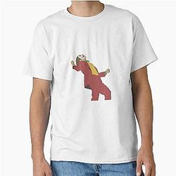 Poster of the Joker movie starring Joaquin Phoenix Classic T-Shirt