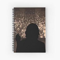 Joker and the Clowns - Joaquin Phoenix Spiral Notebook