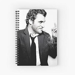 Joaquin Phoenix Spiral Notebook