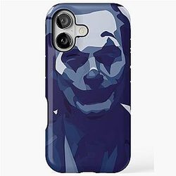 Joaquin Phoenix - Smile (Blue) iPhone Tough Case