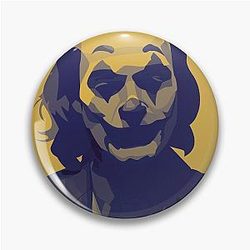 Joaquin Phoenix Smile Pin
