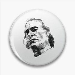 Joaquin Phoenix Joker Pencil Sketch Pin