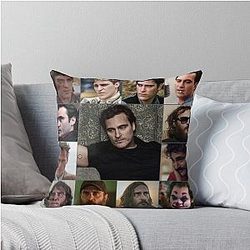 Joaquin Phoenix the Man the Legend Throw Pillow